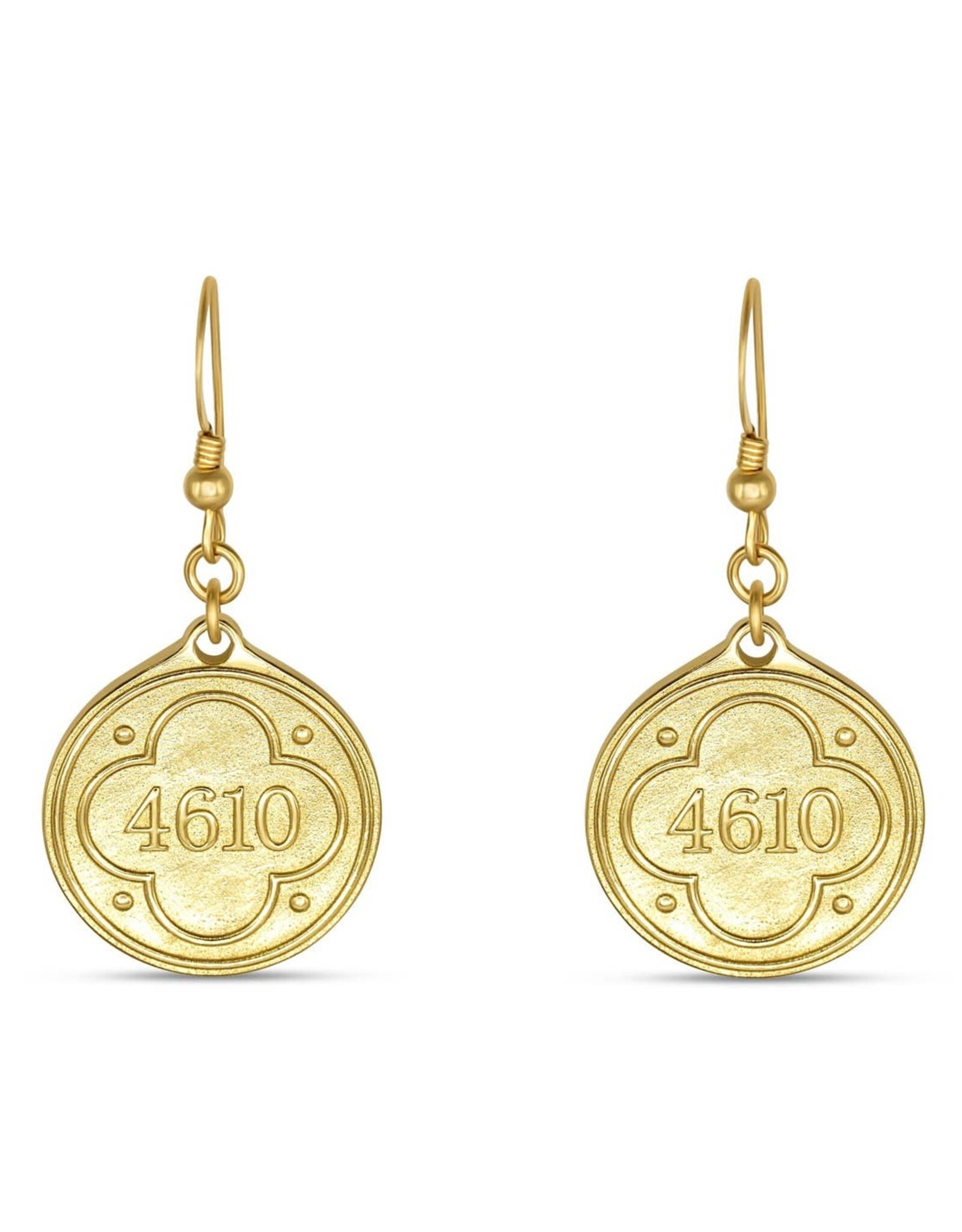 Madison Sterling French Hook Earring- Psalm 46:10