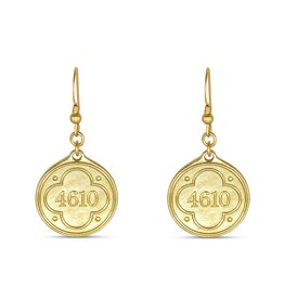 Madison Sterling French Hook Earring- Psalm 46:10