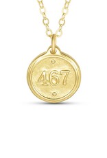 Madison Sterling 22"-Phil. 4:6-7 (Petite Pendant)