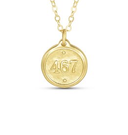 Madison Sterling 22"-Phil. 4:6-7 (Petite Pendant)