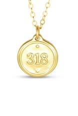Madison Sterling 16" Ephesians 3:18 (Petite Pendant)
