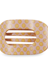 Teleties Teleties Flat Round Hair Clip- Sunny Days Ahead