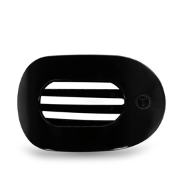 Teleties Teleties Flat Round Hair Clip- Jet Black