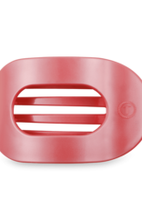 Teleties Teleties Flat Round Hair Clip- Calming Coral