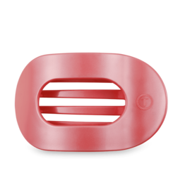 Teleties Teleties Flat Round Hair Clip- Calming Coral
