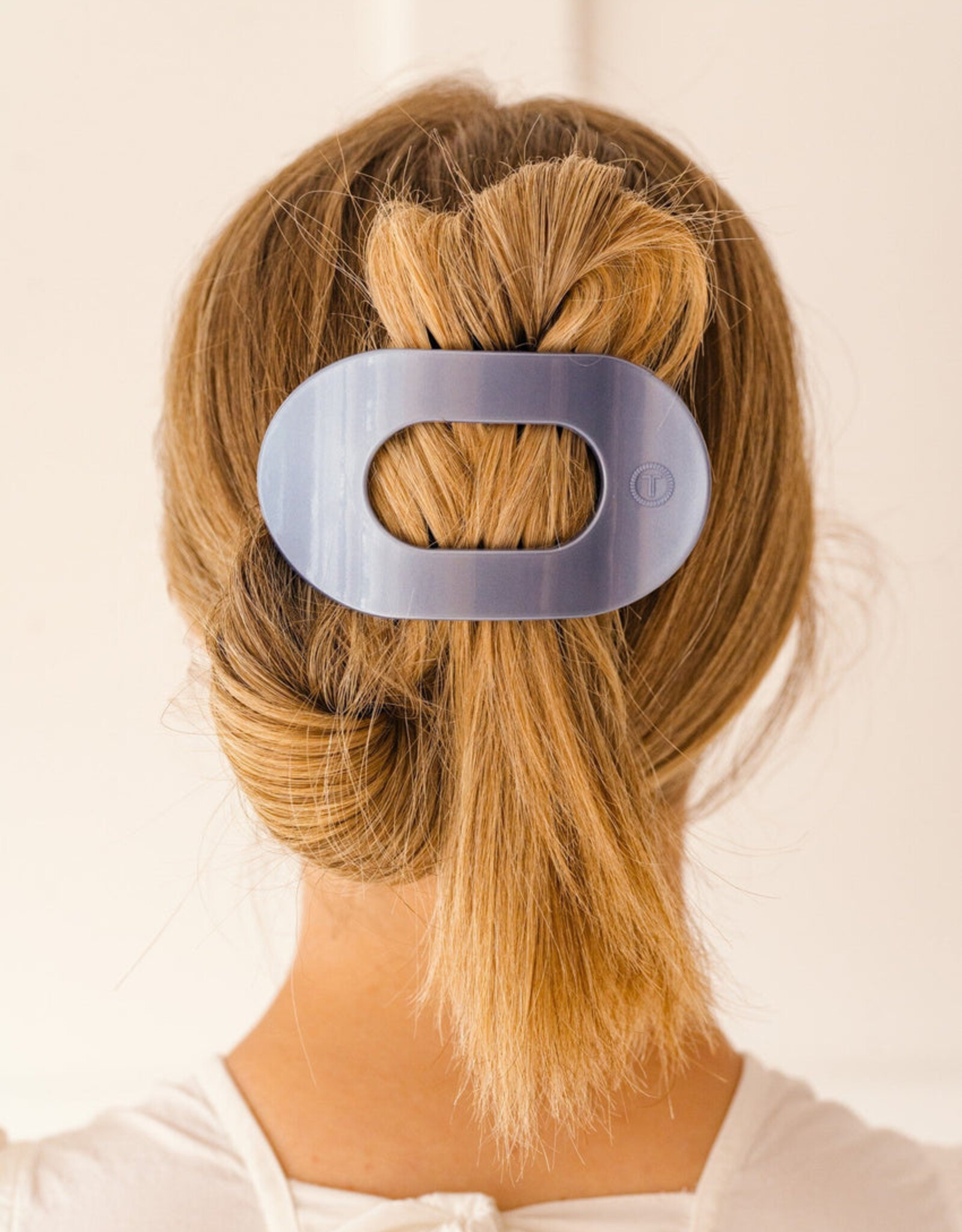 Teleties Teleties Flat Round Hair Clip- Hampton Bay