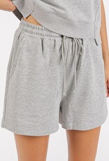 Heather Grey Crew Neck & Short Set