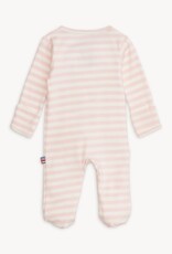Magnetic  Me Pink Stripe Organic Cotton Footie