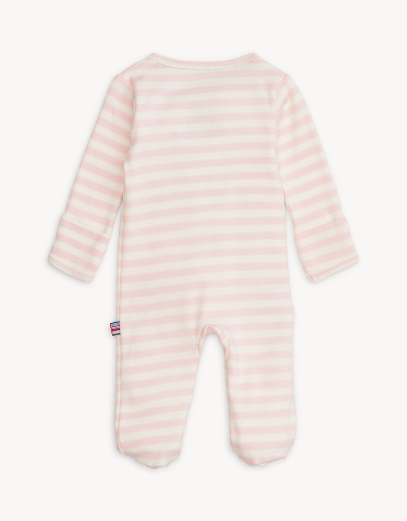 Magnetic  Me Pink Stripe Organic Cotton Footie