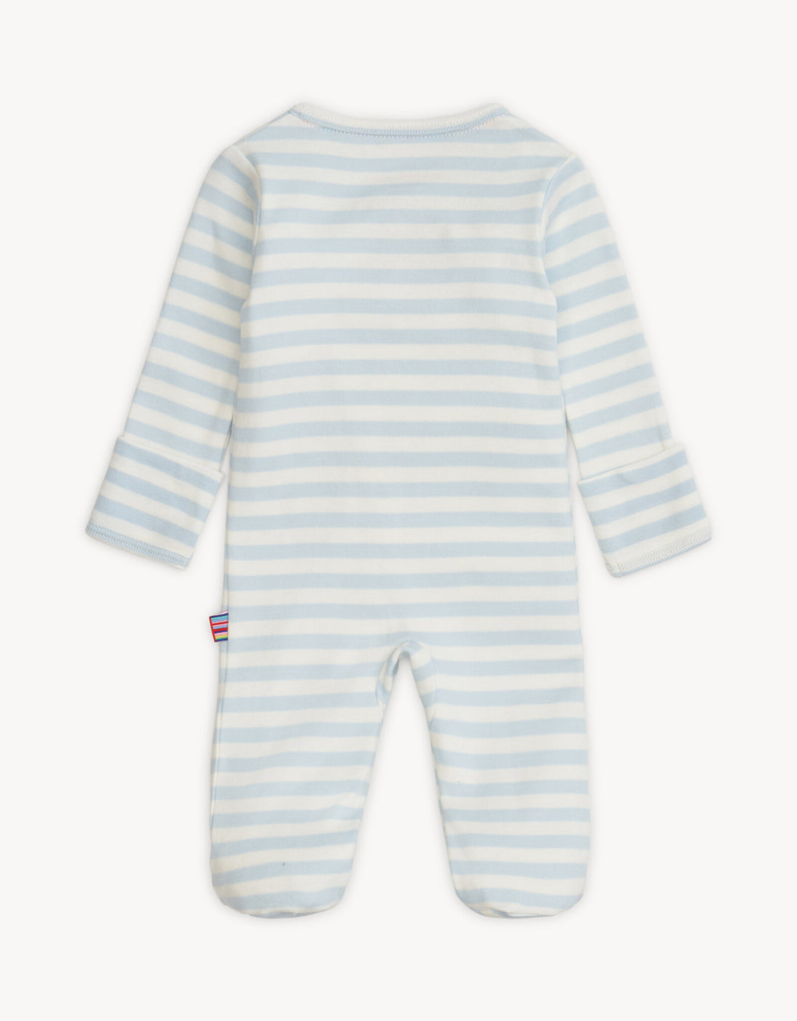 Magnetic  Me Blue Stripe Organic Cotton Footie