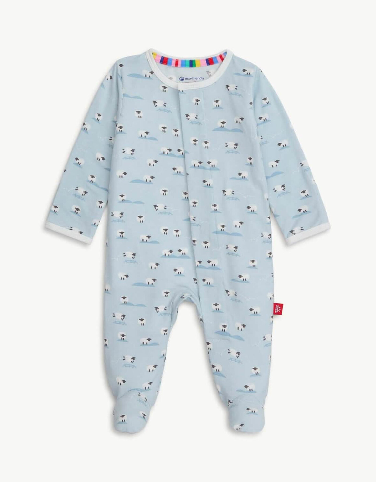 Magnetic  Me Baa Baa Baby Blue Modal Magnetic Footie