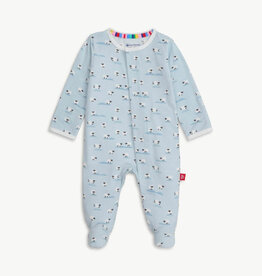 Magnetic  Me Baa Baa Baby Blue Modal Magnetic Footie