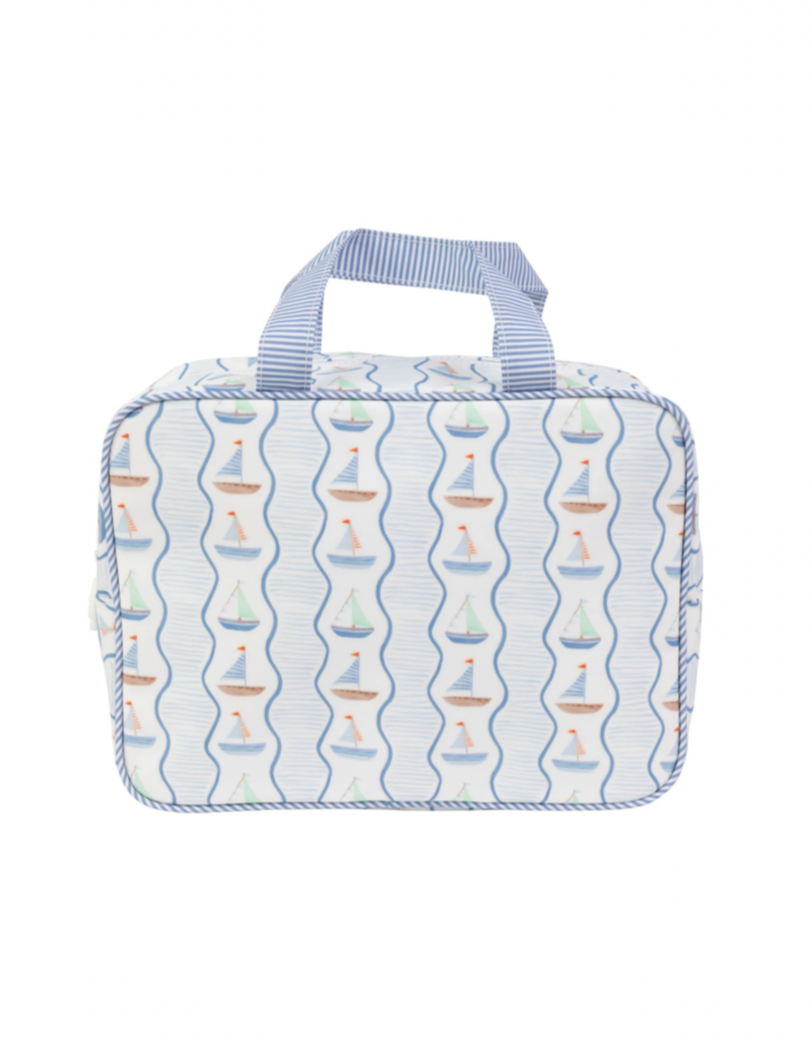 Apple of My Isla The Take It Tote- Sailboats