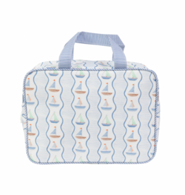 Apple of My Isla The Take It Tote- Sailboats