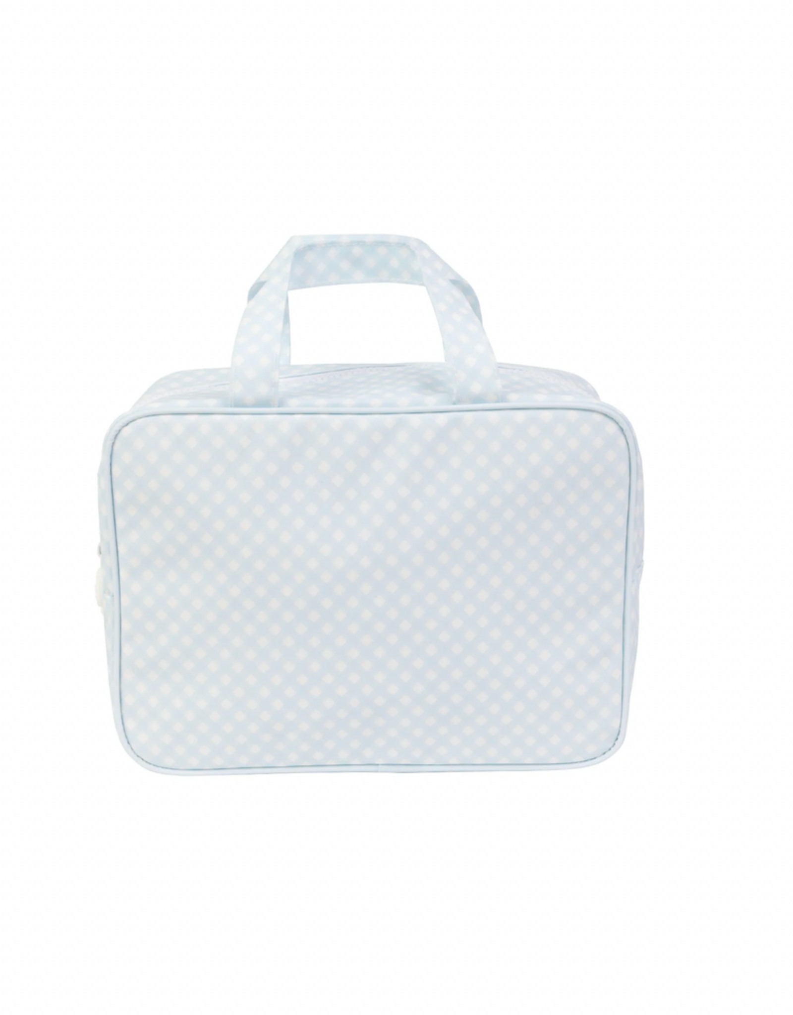 Apple of My Isla The Take It Tote- Blue Gingham