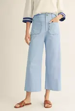 Blue Scallop Pocket Pant