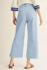 Blue Scallop Pocket Pant