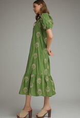 Botanical Embroidered Dress