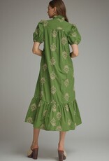Botanical Embroidered Dress