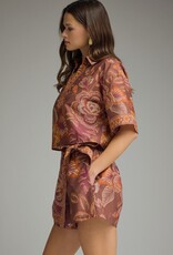 Terra Cotta Botanical Skort Set