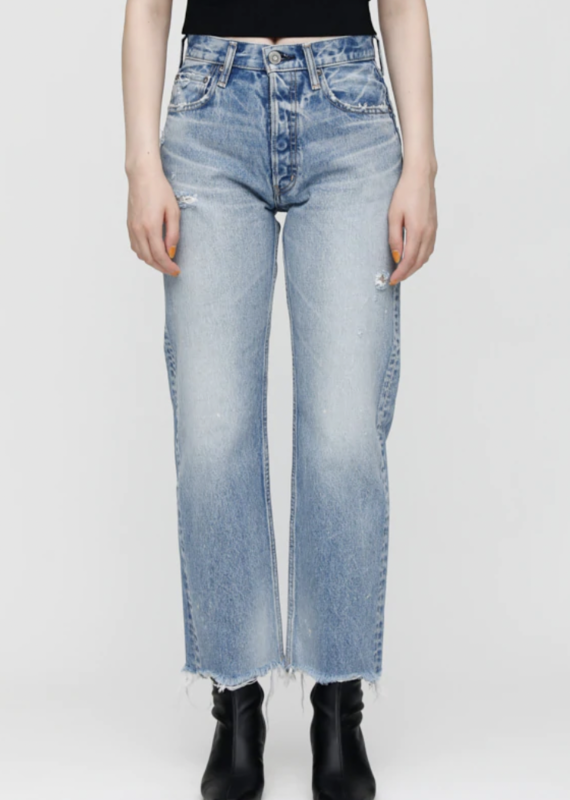MOUSSY LOMITA CROPPED WIDE STRAIGHT