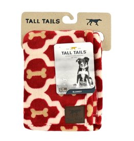 Tall Tails Fleece Blanket - Red Bone 30" x 40"
