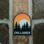 Northwest Sticker Co Chilliwack Forest Sunset Sticker