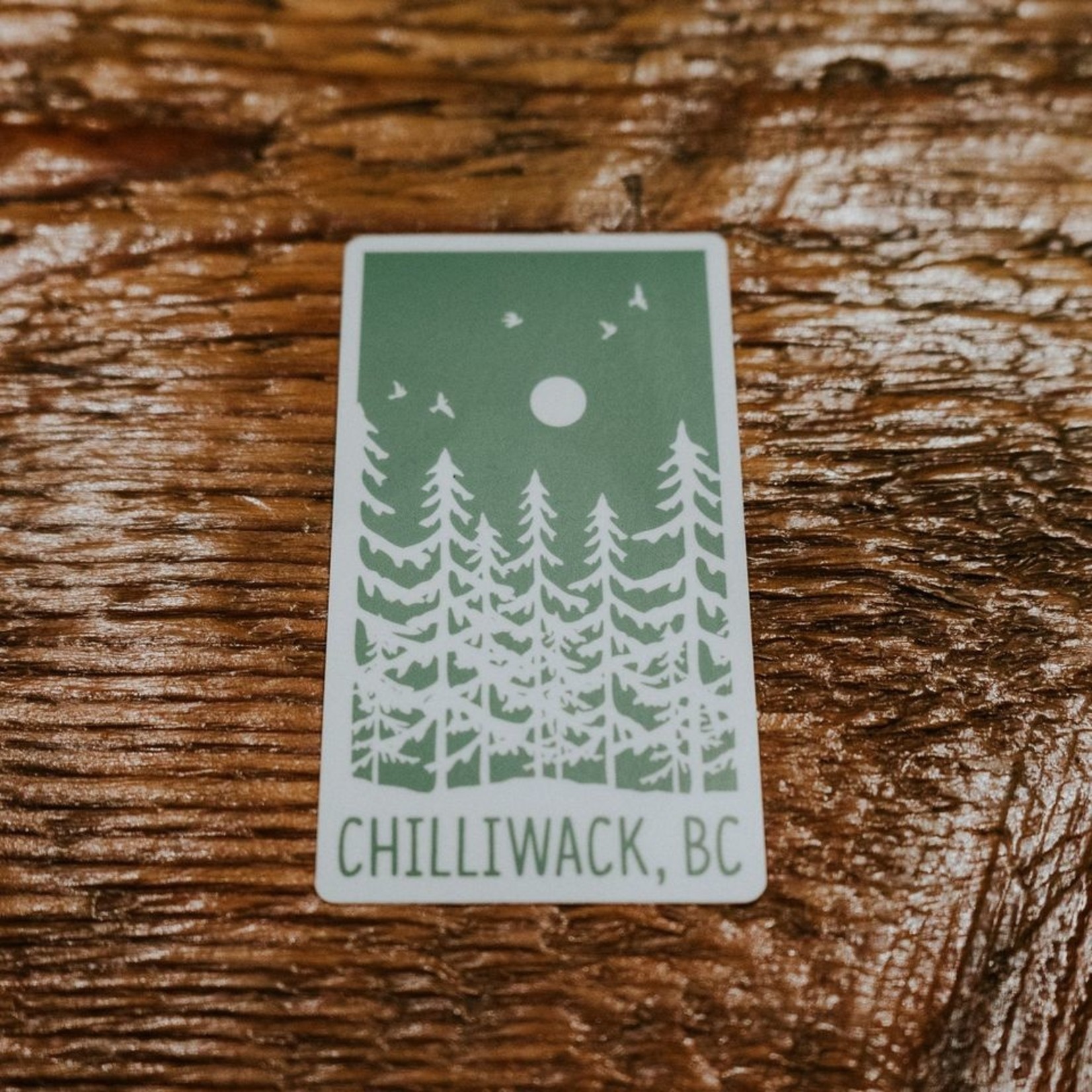 Northwest Sticker Co Green Chilliwack Forest Sticker