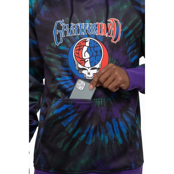 686 x Grateful Dead Mens Bonded Fleece Pullover Hoody - Shred Sports