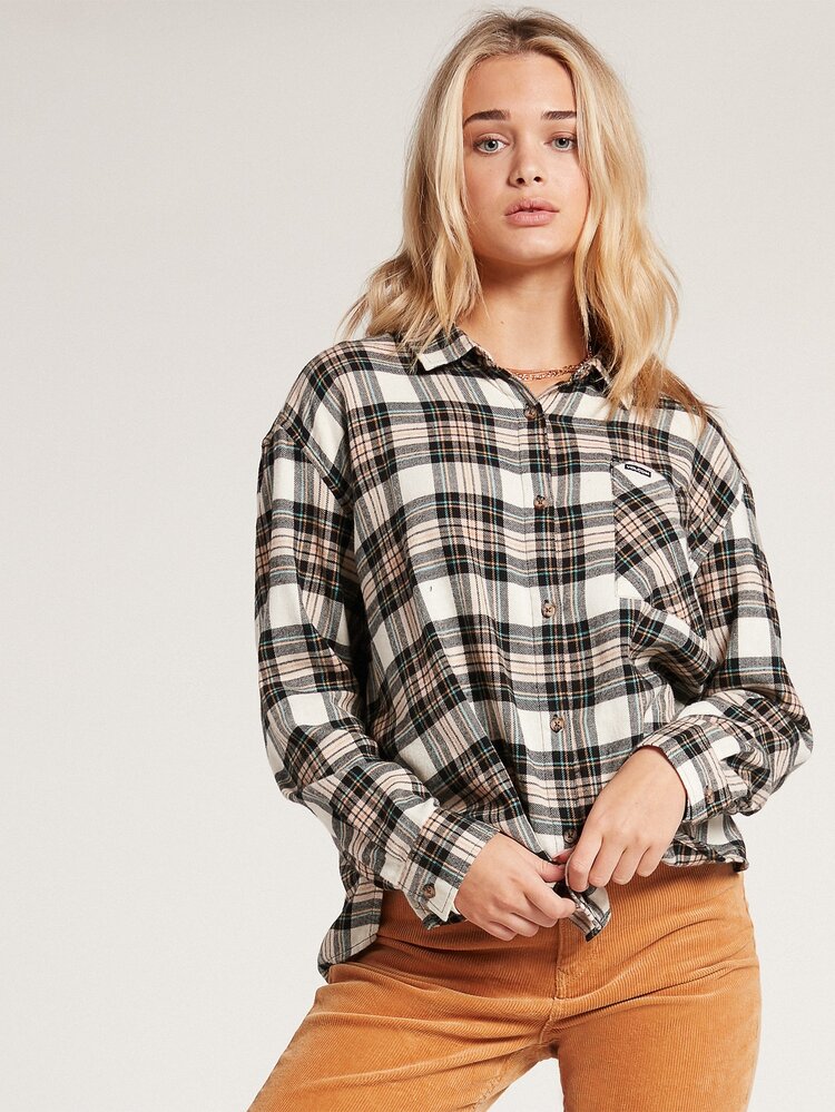 Volcom Volcom Plaid To Meet U Long Sleeve Flannel