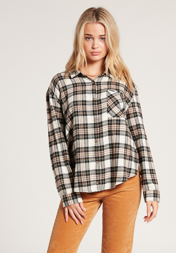Volcom Volcom Plaid To Meet U Long Sleeve Flannel