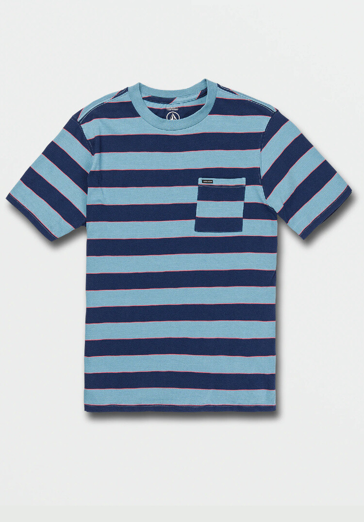 Volcom Volcom Maxer Stripe Crew Short Sleeve