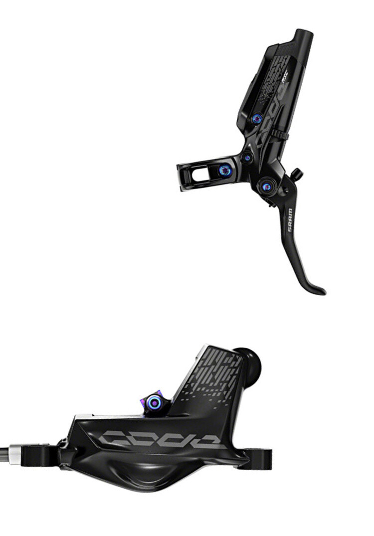 Sram SRAM Code RSC Disc Brake Set Rear w/Rainbow Hardware
