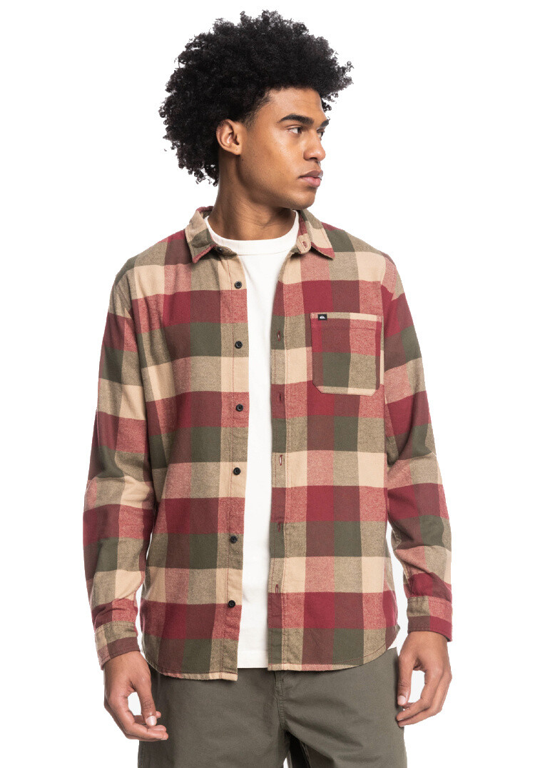Quiksilver Quiksilver Motherfly Long Sleeve Flannel Shirt