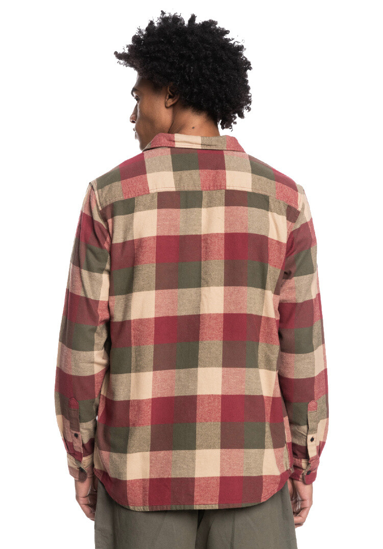 Quiksilver Quiksilver Motherfly Long Sleeve Flannel Shirt