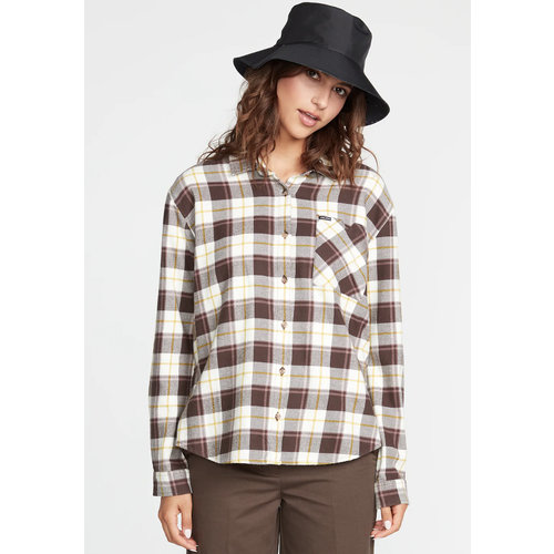 Volcom Volcom  Plaid To Meet U Long Sleeve Flannel