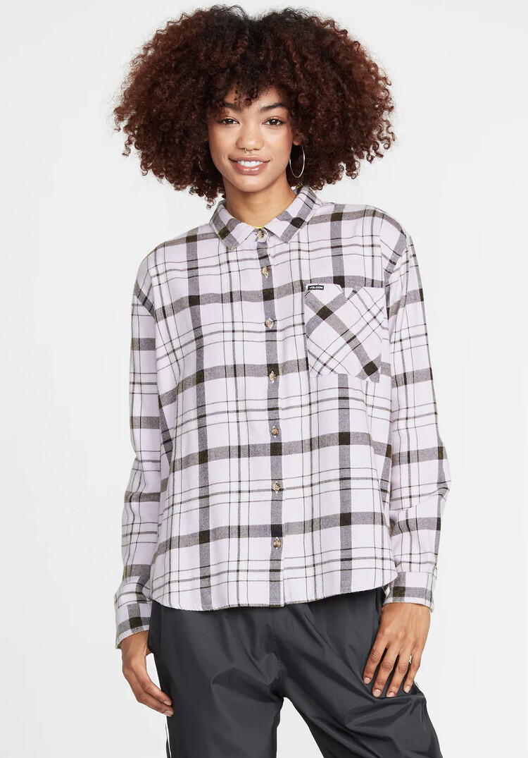 Volcom Volcom  Plaid To Meet U Long Sleeve Flannel