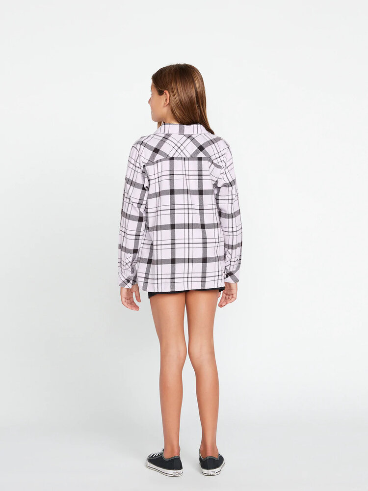 Volcom Volcom Girls Getting Rad Plaid Long Sleeve