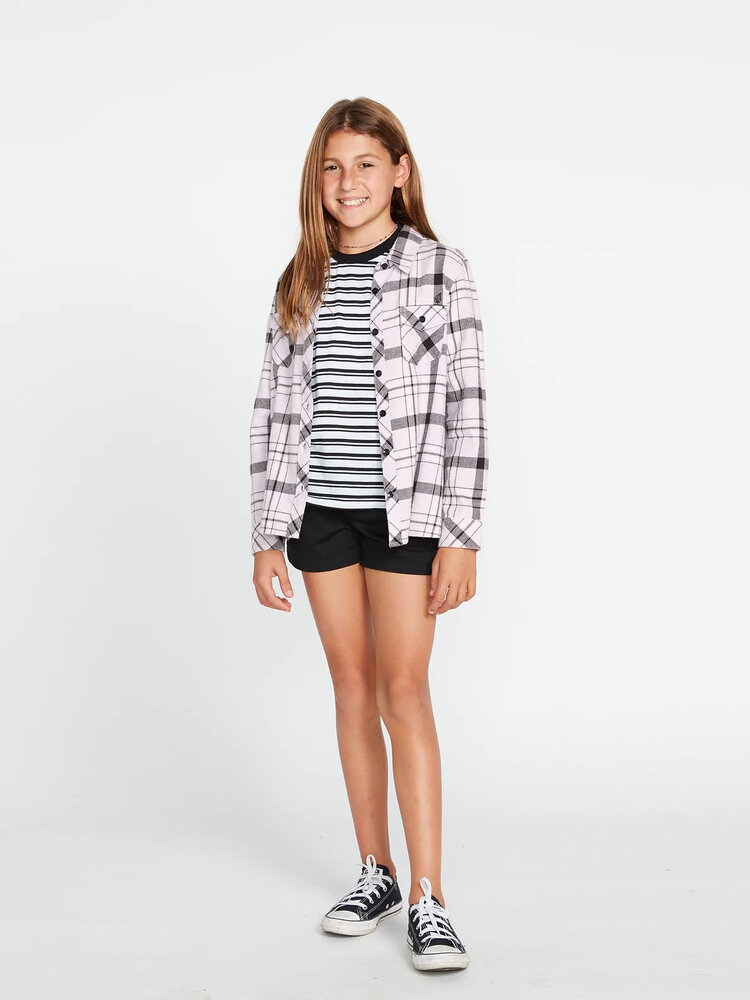 Volcom Volcom Girls Getting Rad Plaid Long Sleeve