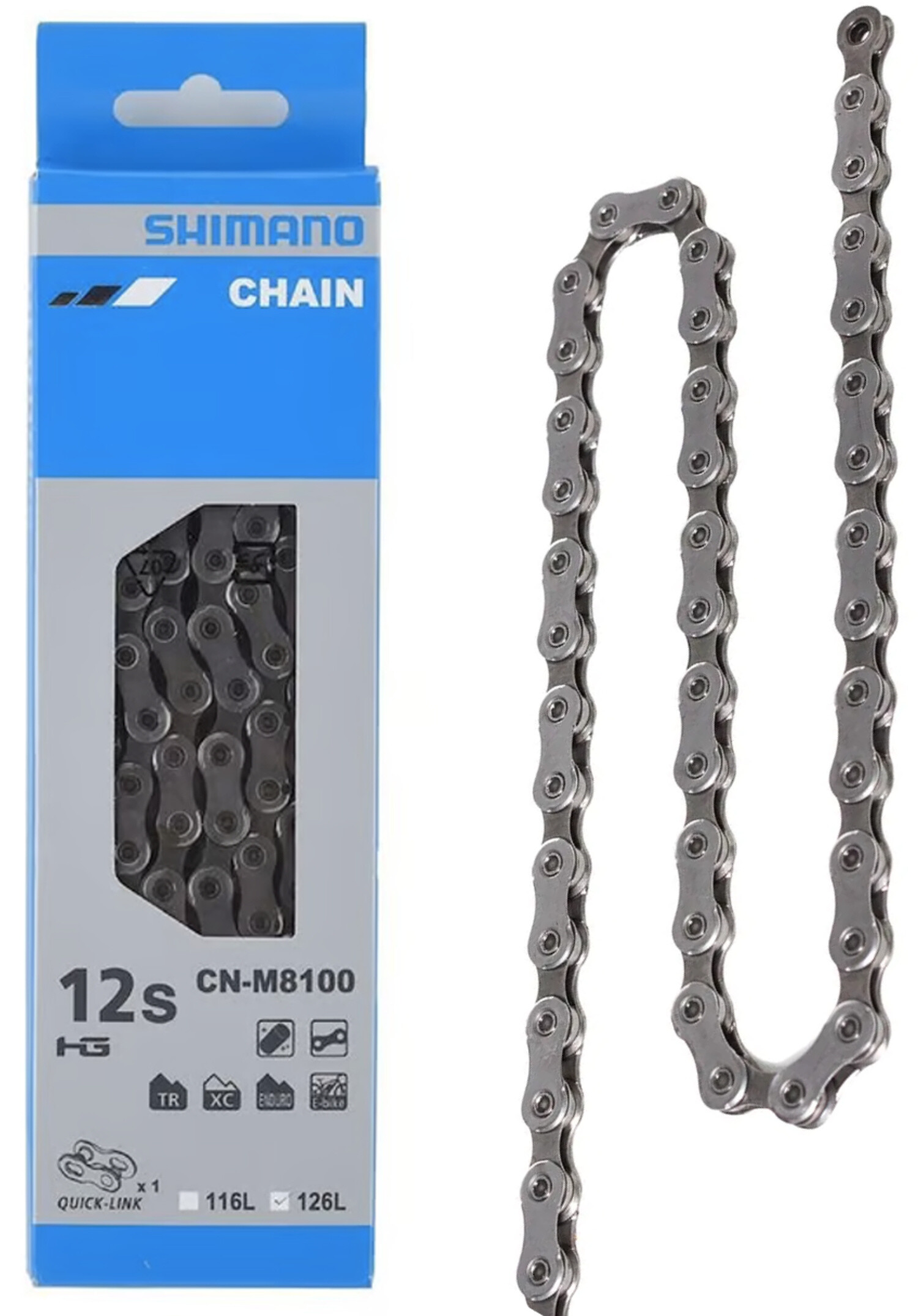 Shimano M8100 XT 12 Speed Chain - SOLNIX