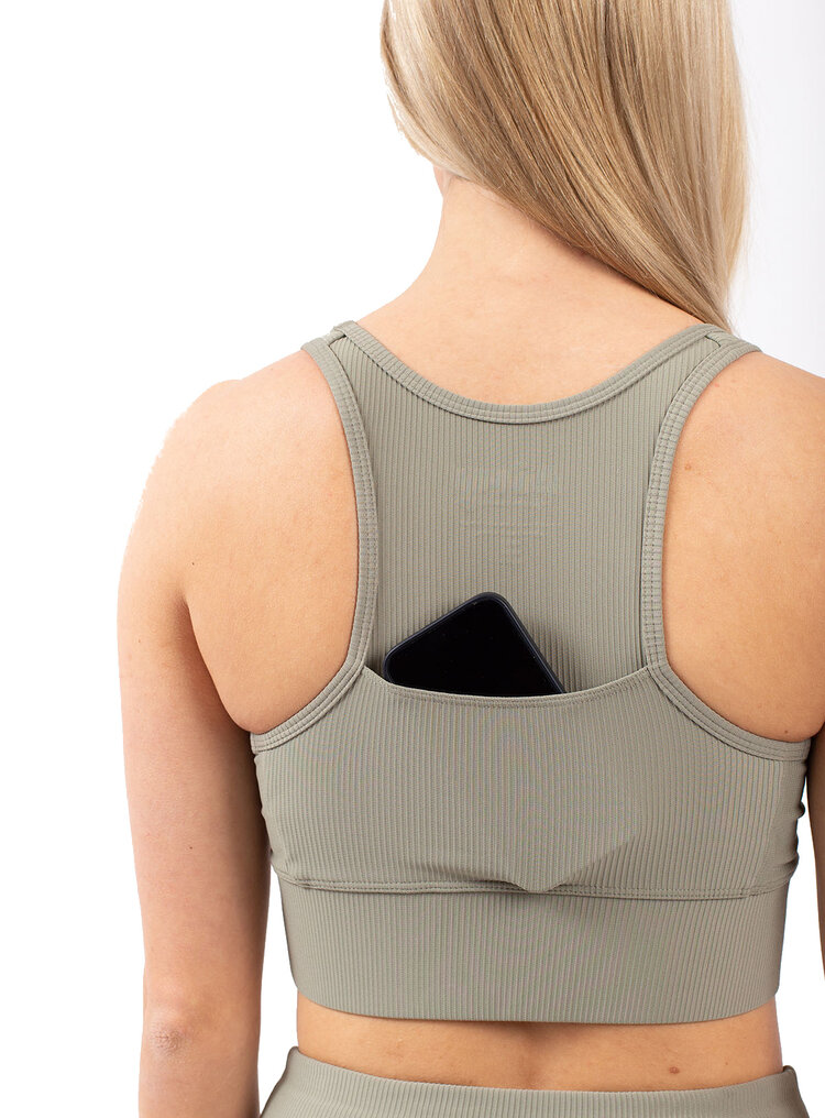 Eivy eivy Rider Rib Sports Bra Faded Oak