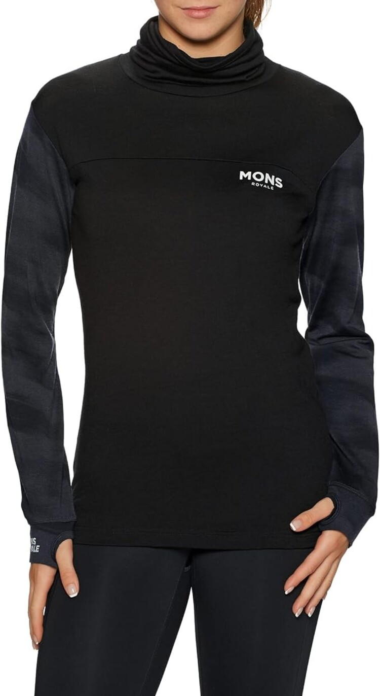 Mons Royale Mons Royale Womens Yotei BF High Neck Top
