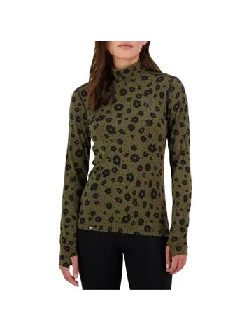 Mons Royale Mons Royale Women's Cascade Merino Mock Neck LS