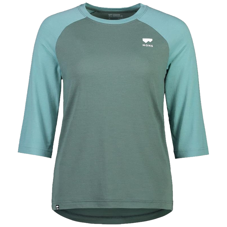 Mons Royale Mons Royale Womens Tarn Merino Shift Raglan 3/4 Jersey