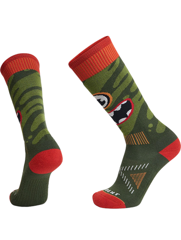 Le Bent Le Bent Kids Monster Party Light Cushion Snow Sock