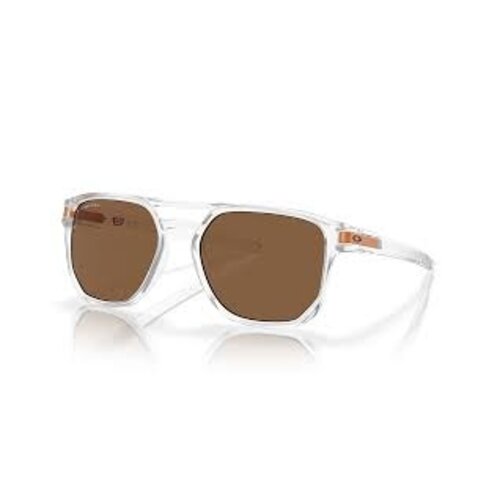 Oakley Oakley Latch Beta Sunglasses Matte Clear Prizm Bronze