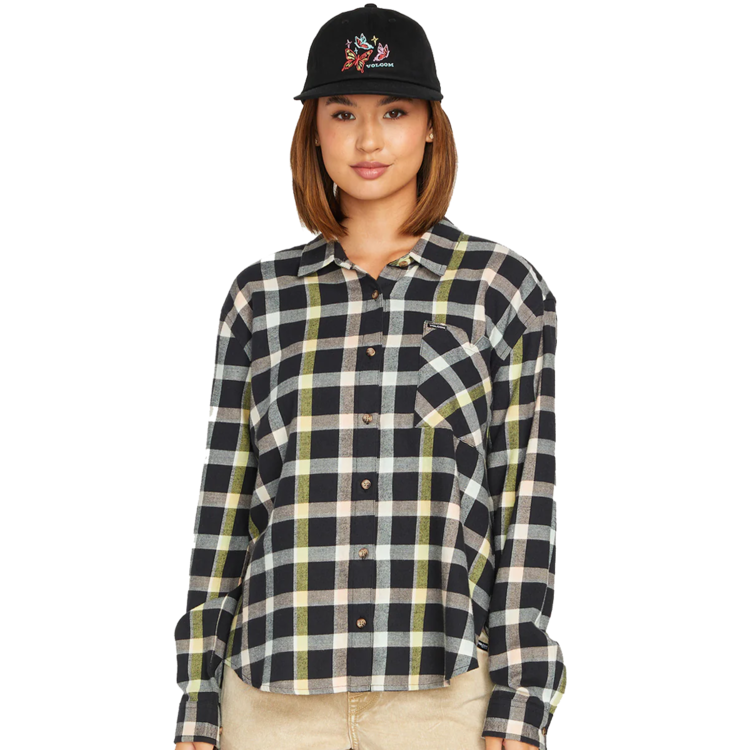 Volcom Volcom  Plaid To Meet U Long Sleeve Flannel