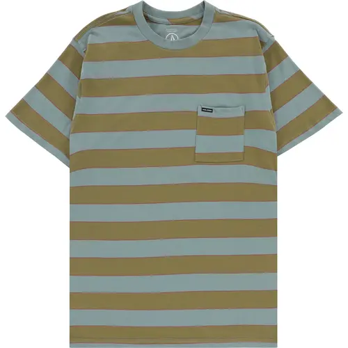 Volcom Volcom Maxer Stripe Crew Short Sleeve