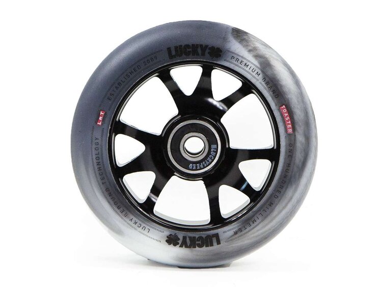 Lucky Pro Scooters Lucky Toaster 100mm Pro Scooter Wheel - Black White Swirl