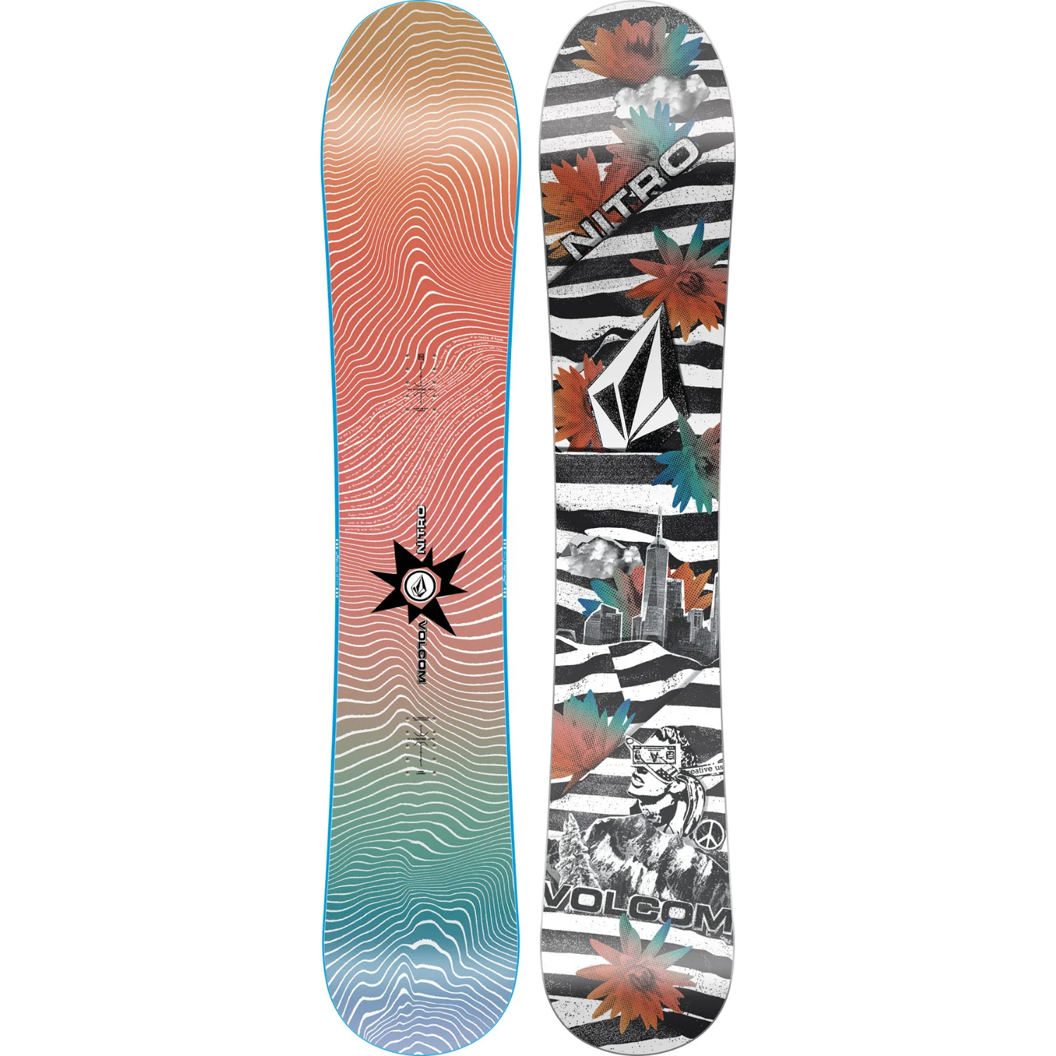 2025 Nitro Alternator x Volcom Snowboard - SOLNIX